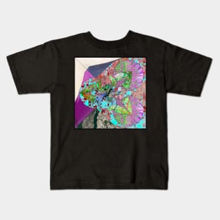 satellite landsat urban mapping ecopop Kids T-Shirt